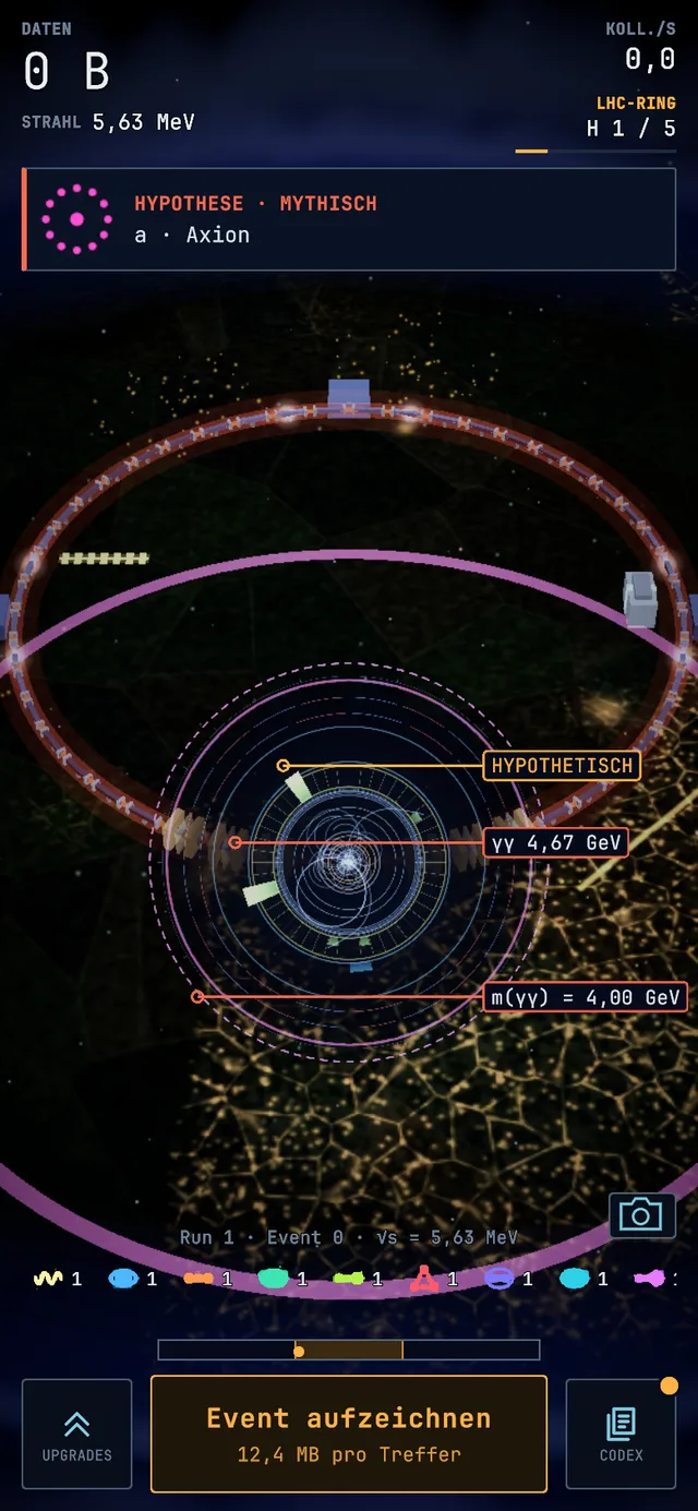 Eventanzeige eines Axion-Events, Screenshot aus dem Spiel.