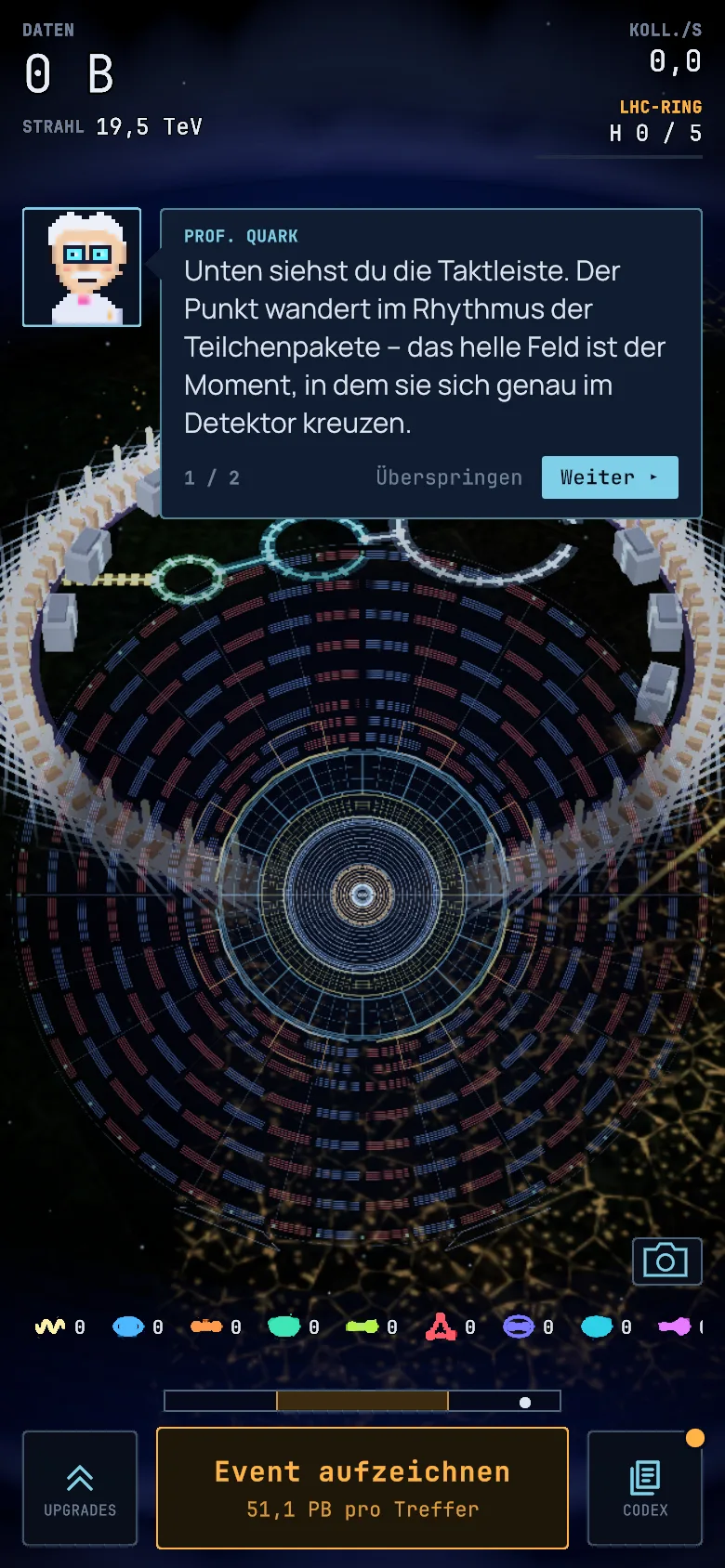 Detector shells grow