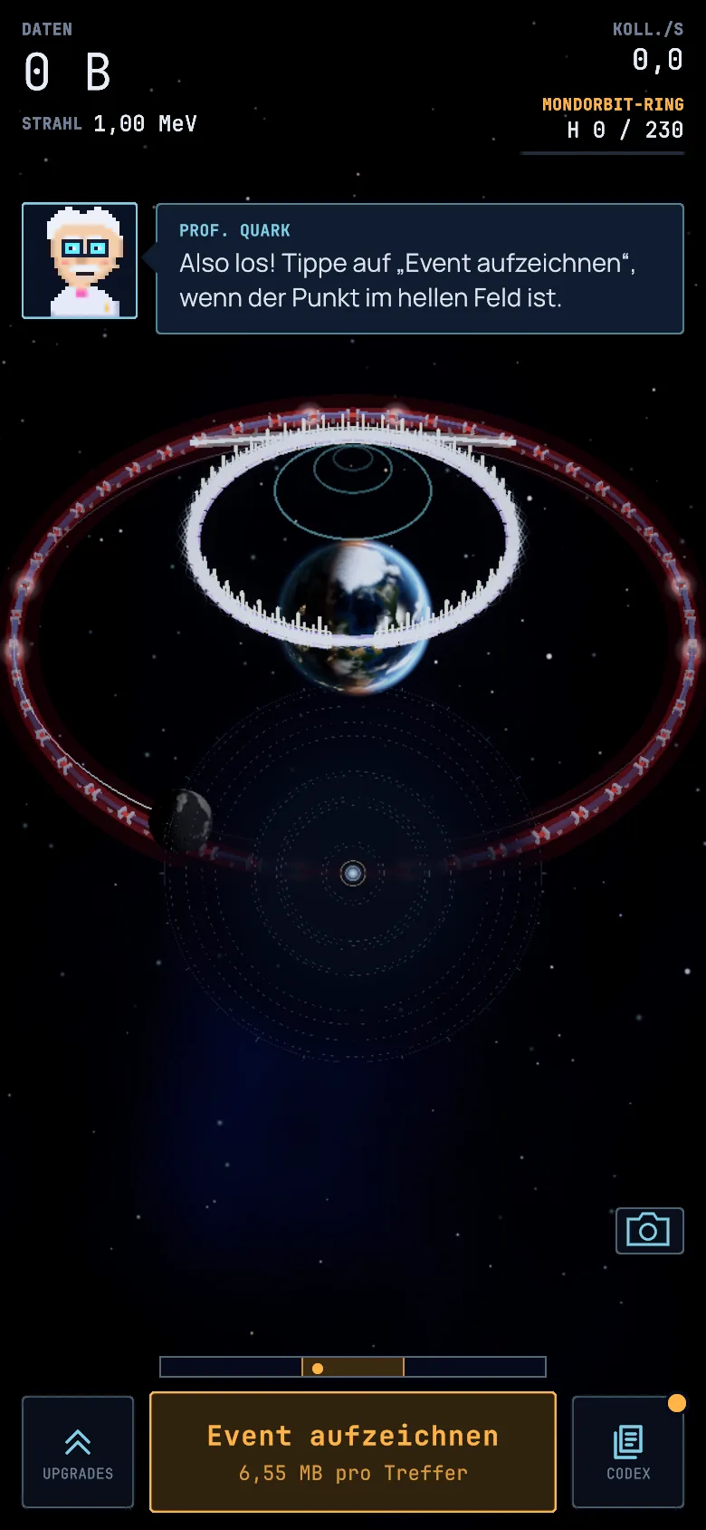 Lunar orbit ring